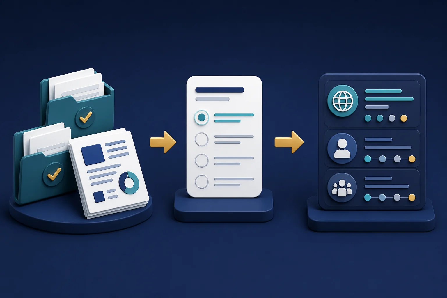 public-relations-workflow-v2 Conceptual three-step workflow for Public Relations document analysis