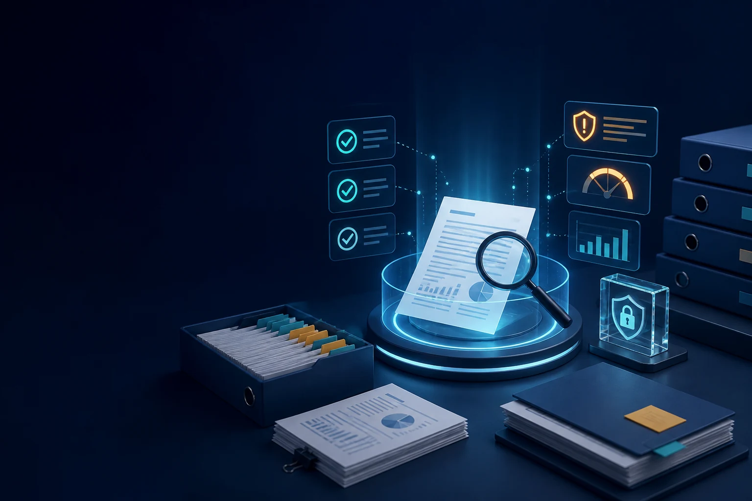 Internal audit evidence review hub