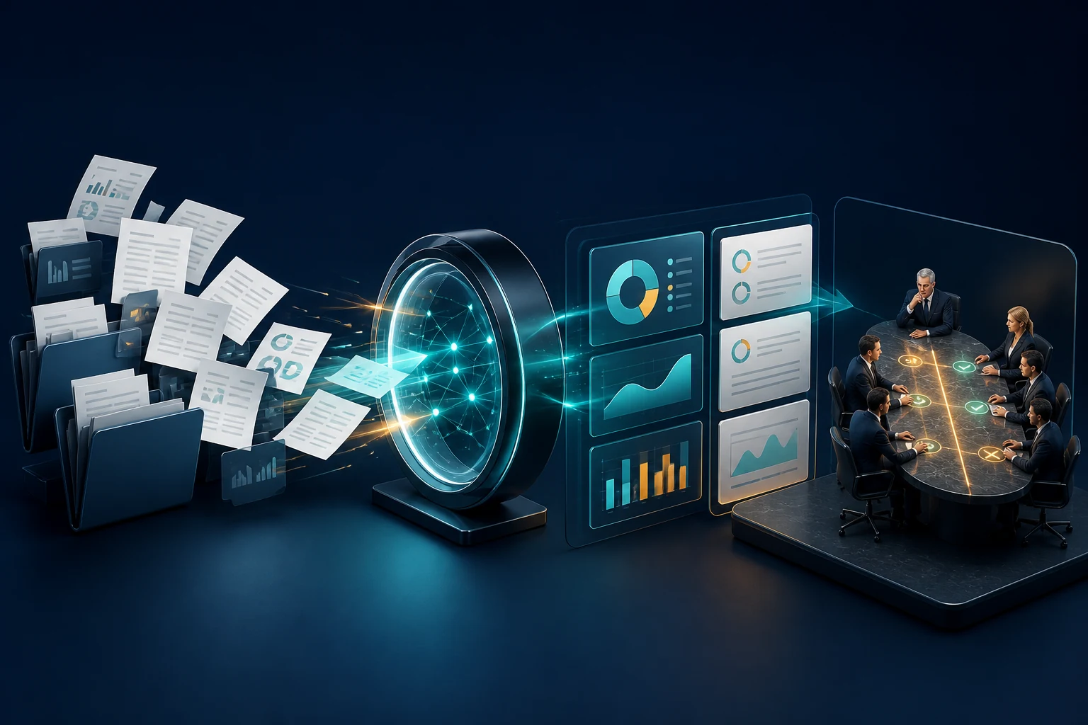workflow Executive leadership evidence-to-decision workflow